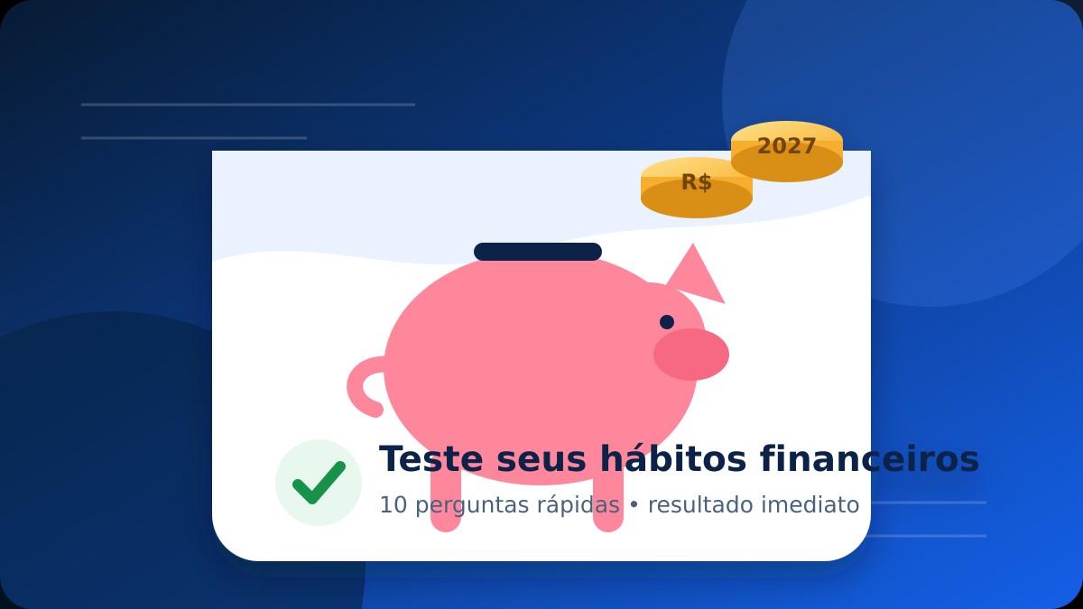 Será que você vai juntar dinheiro em 2027?