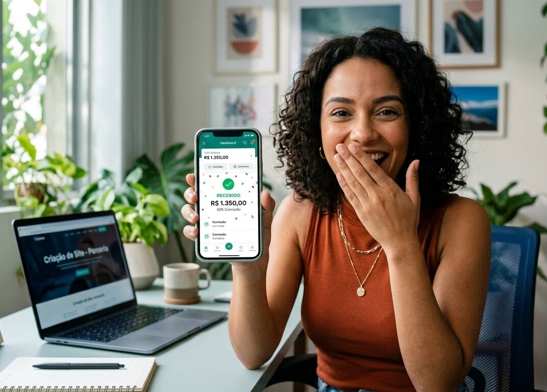 Ganhos com criação de sites